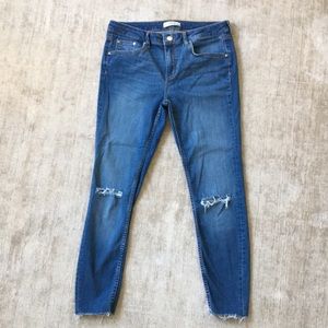 Zara ripped jeans